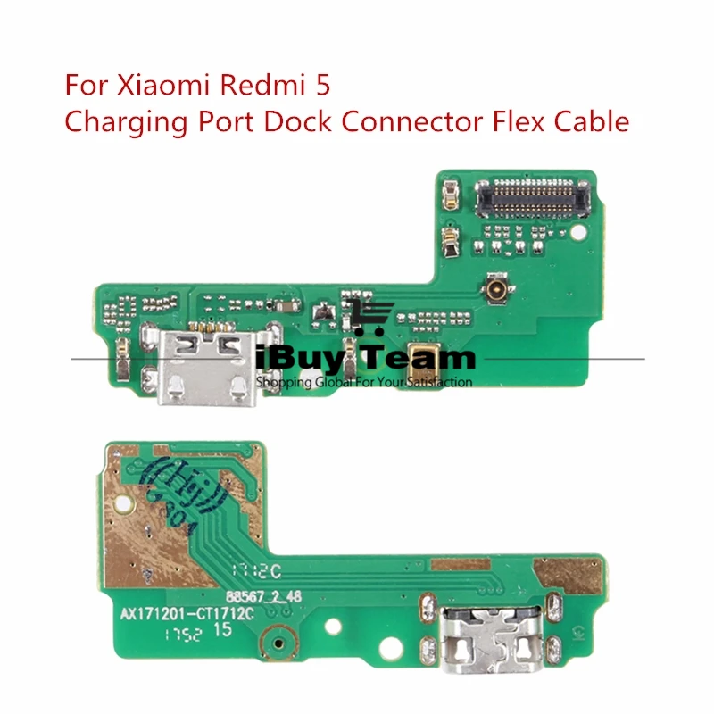 

For Xiaomi Redmi 5 Charging Port USB Dock Connector Flex Cable For Redmi5 Charger Module Replacement Repair Spare Parts