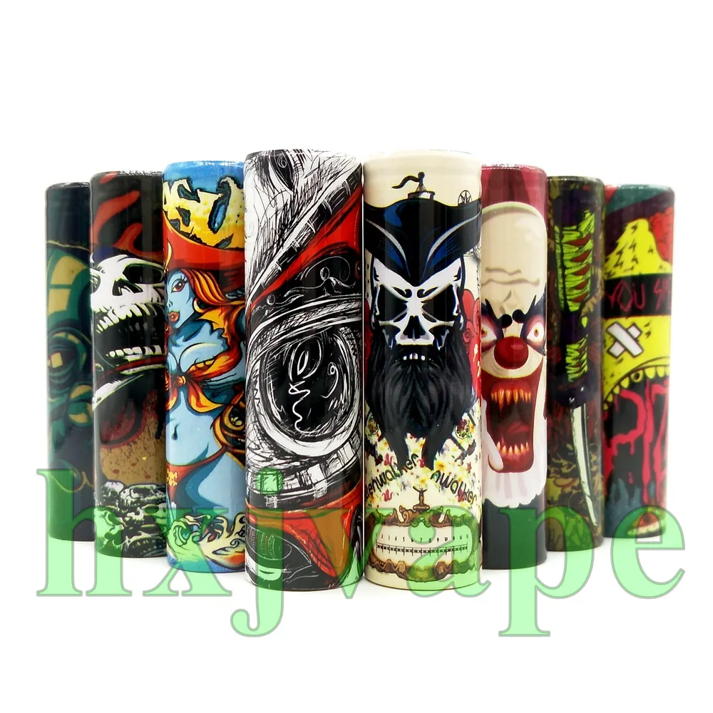 

8pcs 18650 Battery Wrap Sticker Case Skin Battery Sleeve for 18650 Battery Vape Battery Accessories Sleeve Case Insulator