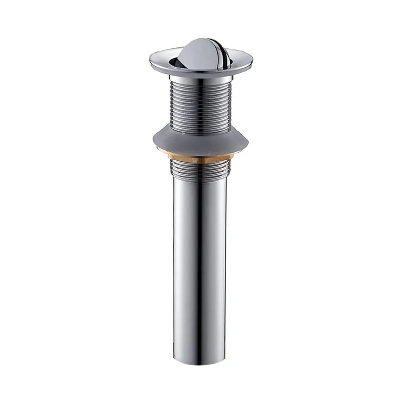 Flip Up Drain Stylish Swivel Style Stopper, Lavatory Vessel Sink Drains Size 36mm without Overflow Copper Finished