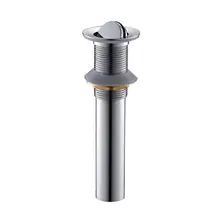 Flip Up Drain Stylish Swivel Style Stopper, Lavatory Vessel Sink Drains Size 36mm without Overflow Copper Finished