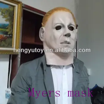 

Free shipping Fancy dress Costume Latex crossdressing Michael Myers adult mask