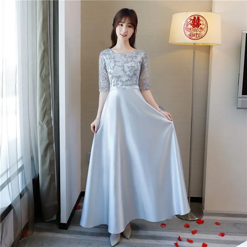 Новинка, китайское женское кружевное тонкое элегантное азиатское свадебное платье для подружки невесты, Vestidos, большие размеры, сексуальные вечерние платья для выпускного, Cheongsam XXXL - Цвет: Style 9