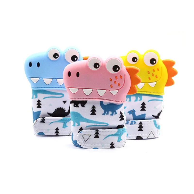 

Baby Teether Silicone Teething Glove Food Grade Mitten Newborn Nursing Silicone Beads Teething Mitt Teething Toys Dropshipping