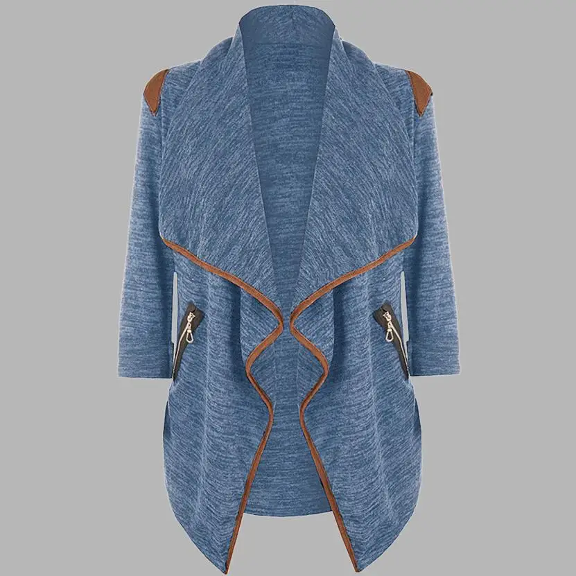 Свободный кардиган из страуса, женский эластичный зимний свитер, вязаный кардиган, Женское пальто, мягкий Повседневный свитер, верхняя одежда L0430