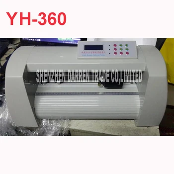 

1pcs Contour cut cutting plotter / USB Vinyl cutter Mini Desktop Portable Cutting Plotter YH360 90v- 260v LCD display 50-800mm/s