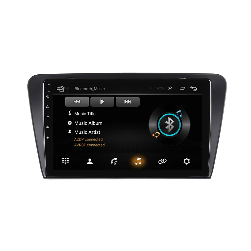 Discount 9" 2.5D IPS Android 8.1 Car DVD Multimedia Player GPS For Skoda Octavia 3 2015 2016 2017 audio car radio stereo navigation WIFi 3
