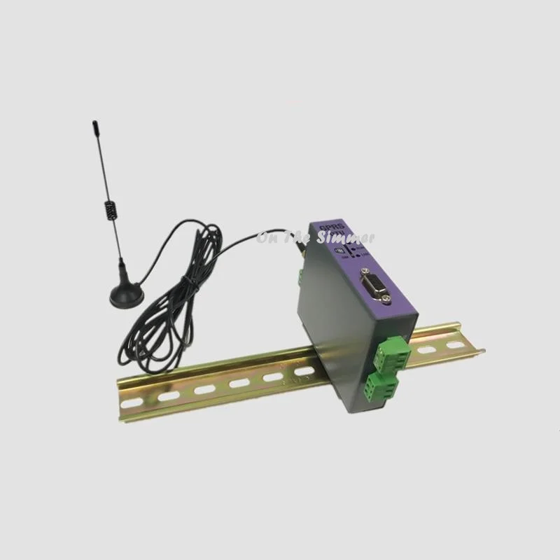 

Industrial GPRS DTU data transmission module RS485 232 guide installation transparent transmission without logo version