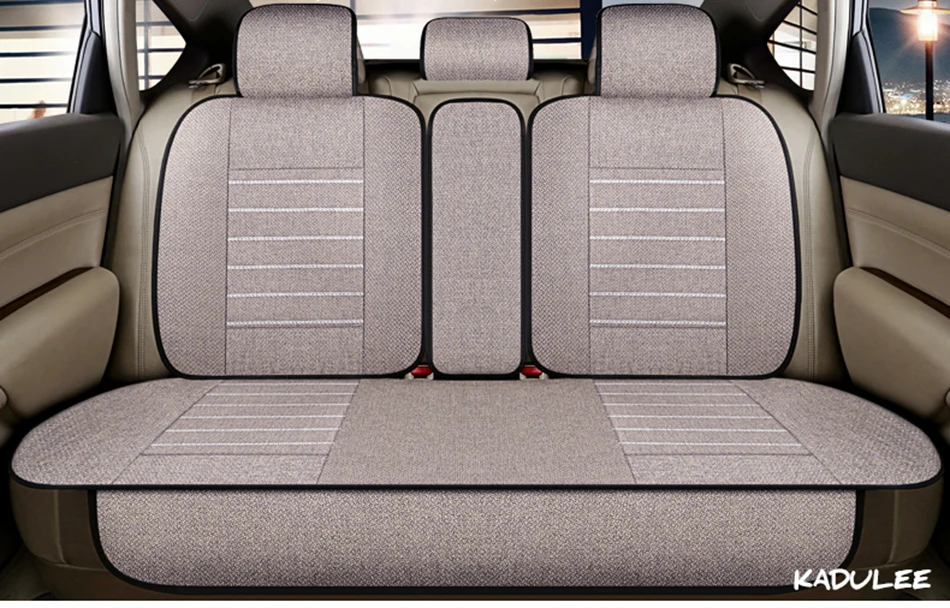 KADULEE flax car seat cover for kia ceed rio 3 4 soul spectra cerato niro sportage 3 4 rio k2 Auto accessories car-styling