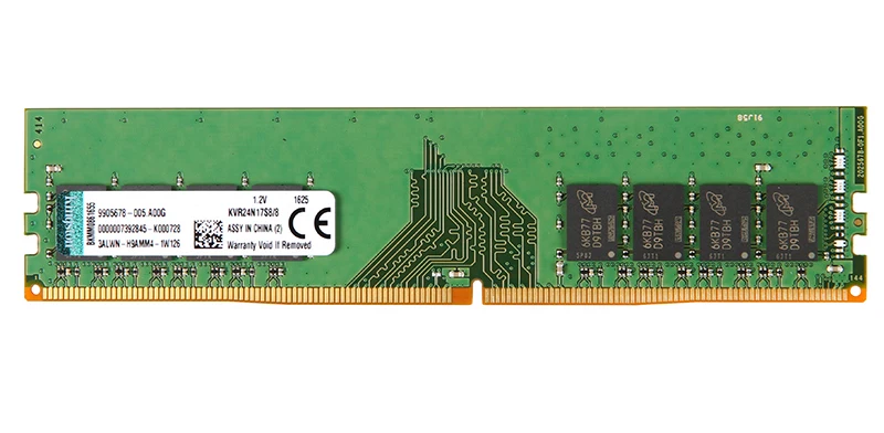 Kingston настольная Память DDR4 2400 МГц 4 ГБ 8 ГБ ПК ram Non-ECC CL17 1,2 V Unbuffered DIMM