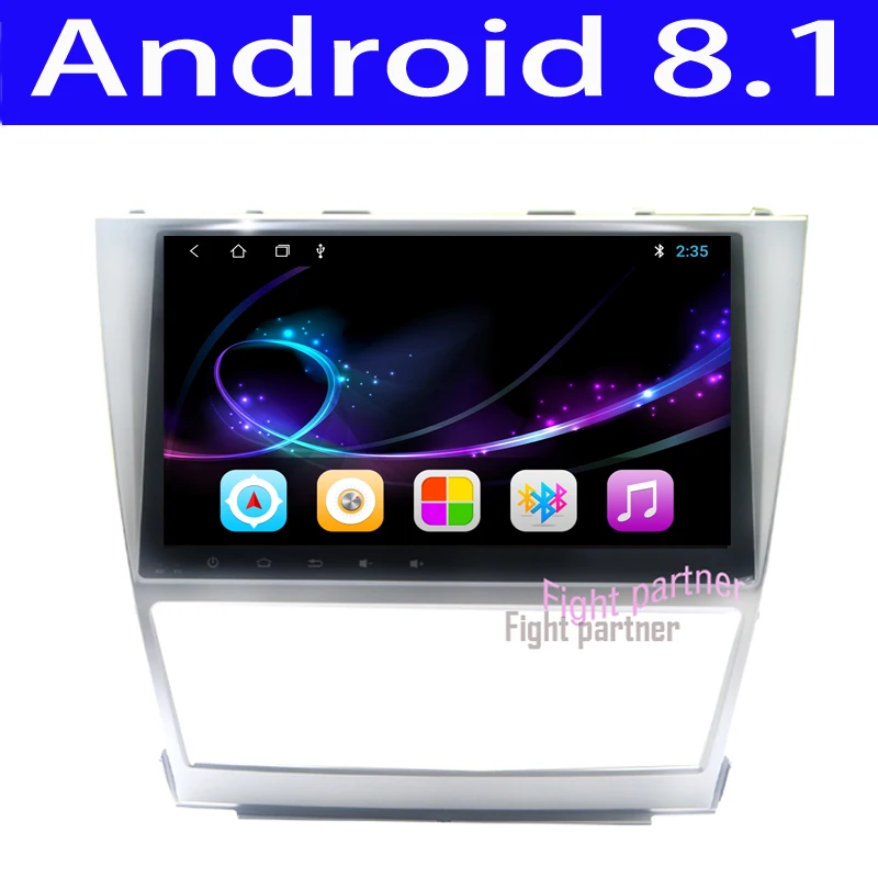 Discount Factory price Fight partner Android 8.1 Car DVD GPS for Toyota Camry 40 2006-2011 car dvd player with GPS 4G WIFI RDS Radio 0