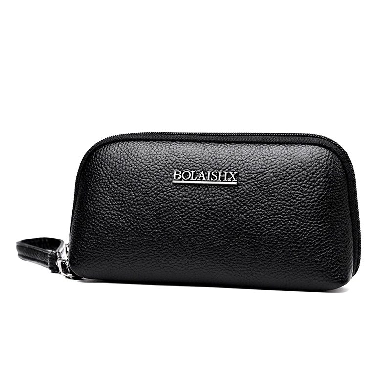 

Fashion Solid Color Women's Evening Clutch Bag Women Long Wallet Cashes Phone Bag Female Zipper Handbag Small Wristbands Bag