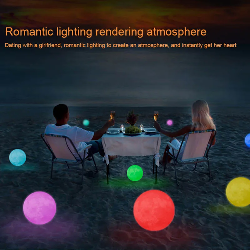 

USB Rechargeable LED Lunar Moon Night Light Moonlight Table Lamp for Kid Reading Study Bedside Bedroom Living Room-JA55