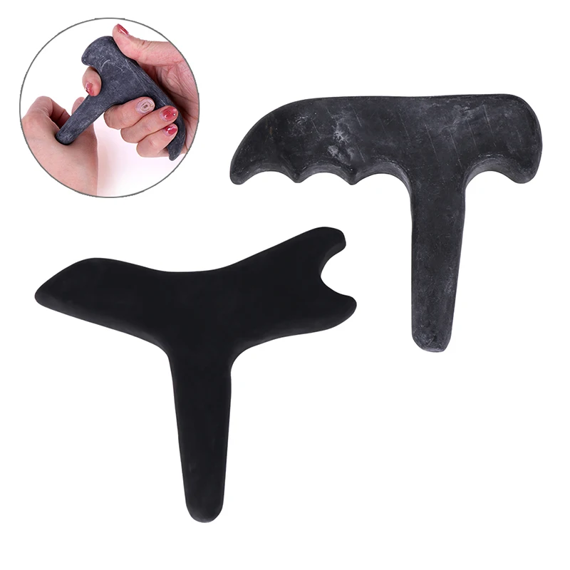 2 Styles Natural Stone Massage Tool Acupuncture SPA Therapy Massager
