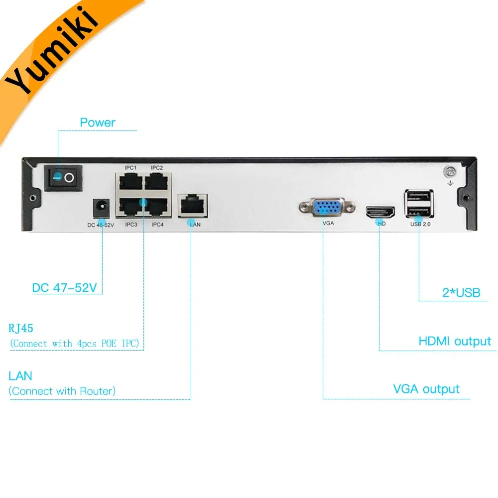 16CH 5MP 4ch-POE 1 SATA NVR H.265+/H.265/H.264 CCTV 1080P DVR Network Video Recorder Onvif 2.6 IP C - 32966587370