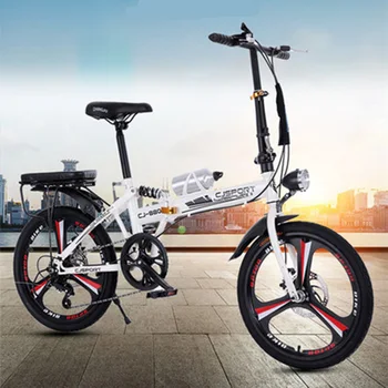 

Adult Variable Speed Folding Bicycle 20-Inch Men's And Women's Bicycle Disc Brake Integrated Wheel