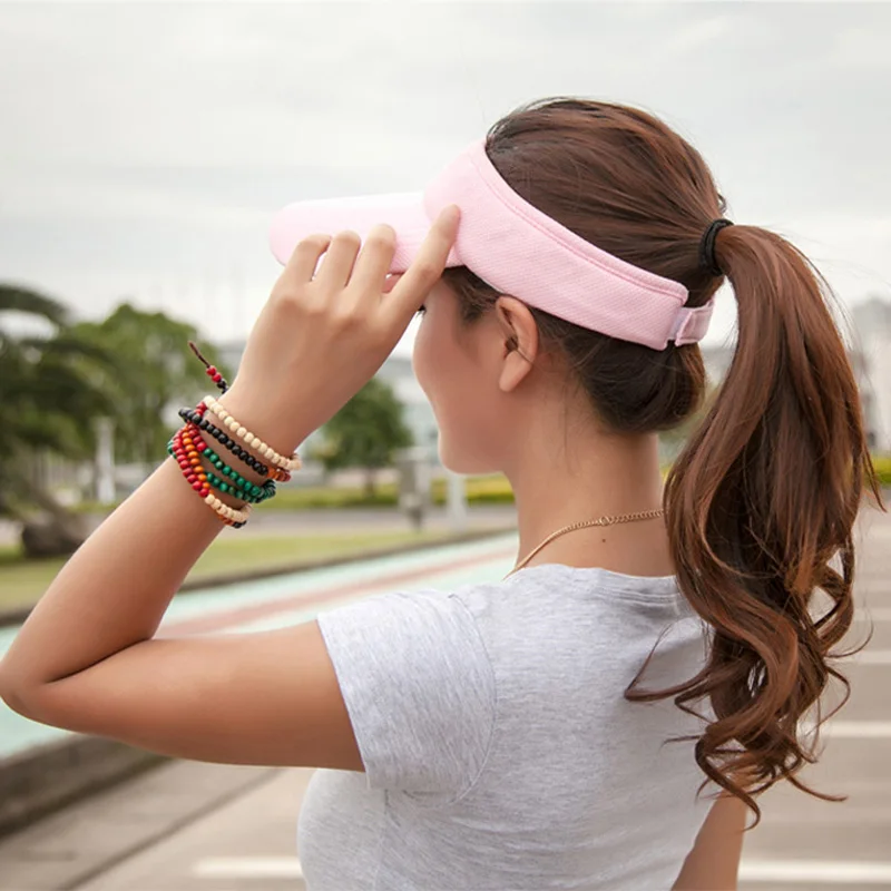 Empty Top Visor Summer Sun Hats Baseball Caps Men Sports Tennis Cap No Top Sun Hat Outdoor Duck Tongue Outdoor Hiking