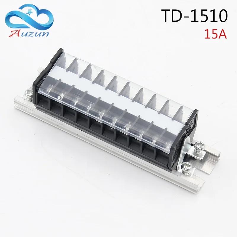 

TD-1510 rail terminal block combination terminal block 10-position terminal block 15A660V