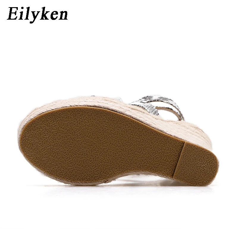 Женские сандалии на платформе Eilyken летние Гладиатор высоком каблуке эспадрильи