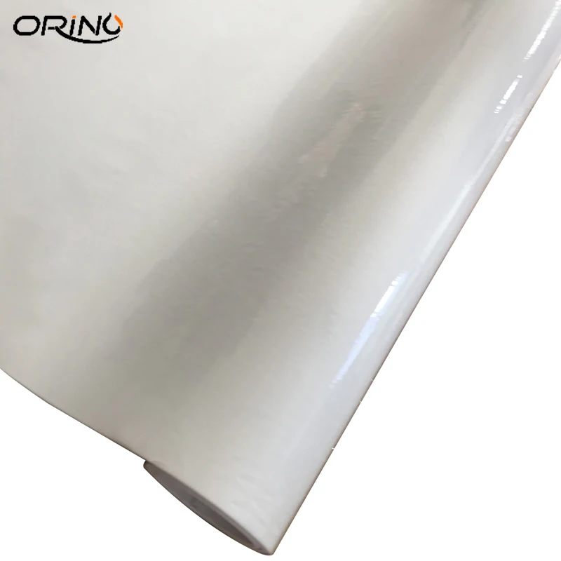 White Glossy Vinyl Film Sticker-3