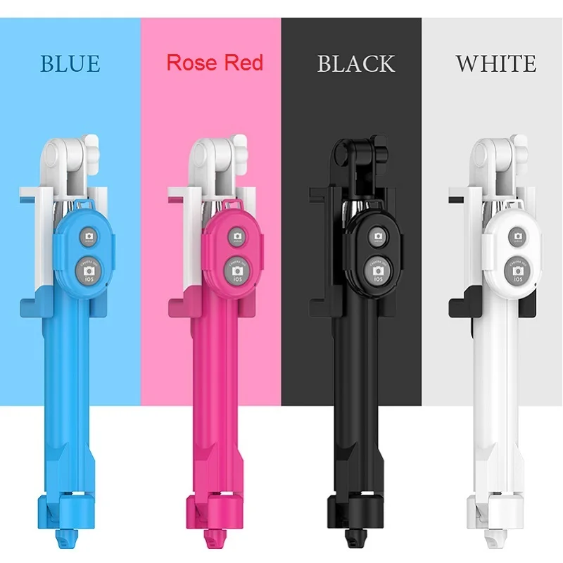 JOYTOP Fashion Foldable Selfie Stick Bluetooth Selfie Stick+Tripod+Bluetooth Shutter Remote Controller for Mobile Phone Stick