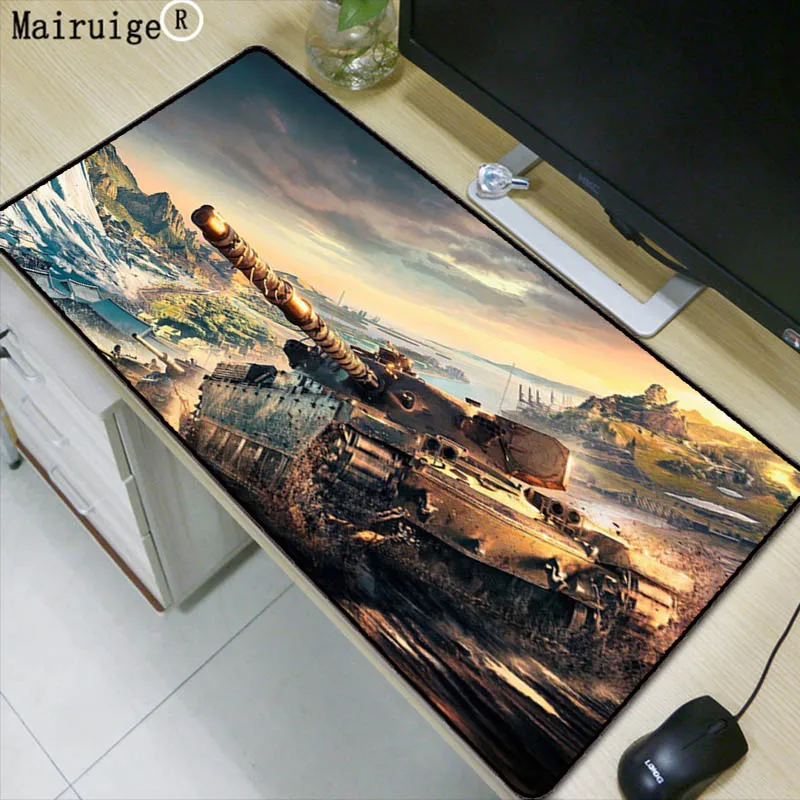 

Mairuige World of Tanks Large Speed Keyboard Mat Mousepad Gaming Mouse Pad Desk Mat for Game Player Desktop PC Computer Laptop