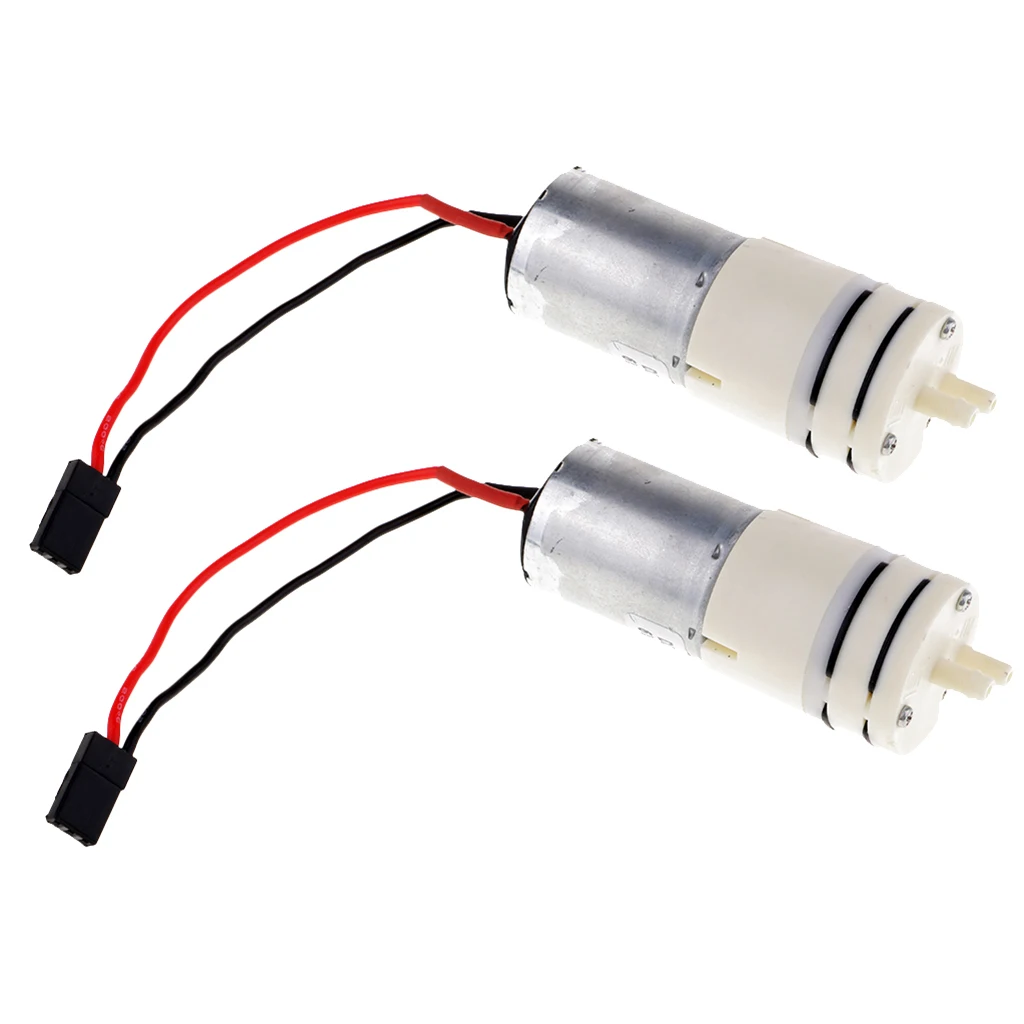 

MagiDeal 2x Metal Water Cooling RC Boat Mini 370 Water Pump Waterproof for RC Car Truck Speedboats Models