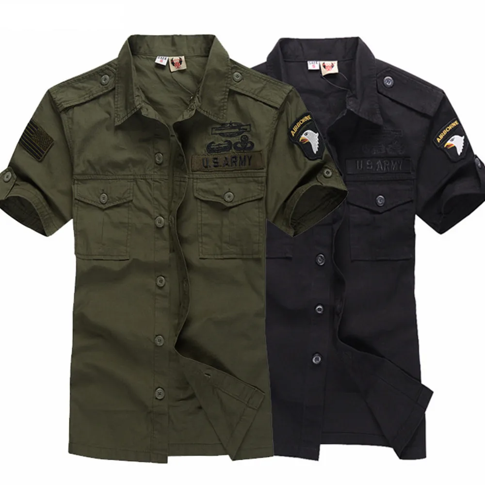 New Summer Spring Outdoor US Army Combat Shirt Durable Men Shirt