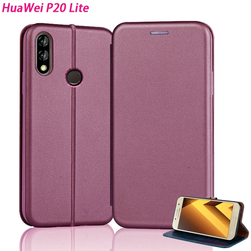 KaiNuEn кожаный чехол для HuaWei P20 Lite P20Lite nova 3e флип 5 84 &quotчехол телефона роскошный на