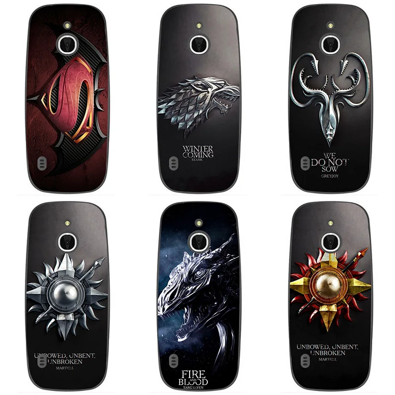 

Soft silicone Phone Cases For Nokia 3310 3G/4G Soft TPU Back Cover Coque For Nokia 3310 3G/4G Print painting symbol style Case