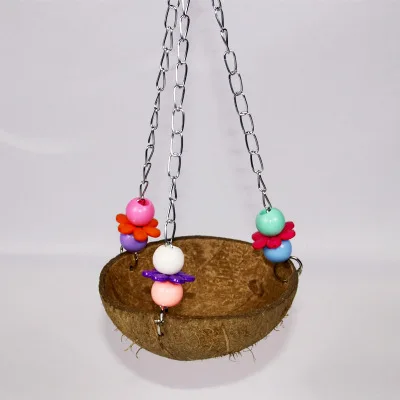 

Parrot toy bird toy parrot things natural coconut shell coconut shell bird nest nest hammock hanging nest swing