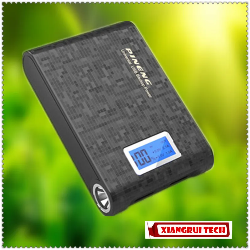 

Free Shipping Original Pineng PN-913 10000mAh Portable External 18650 Battery Rechargeable Backup Charger Bateria External