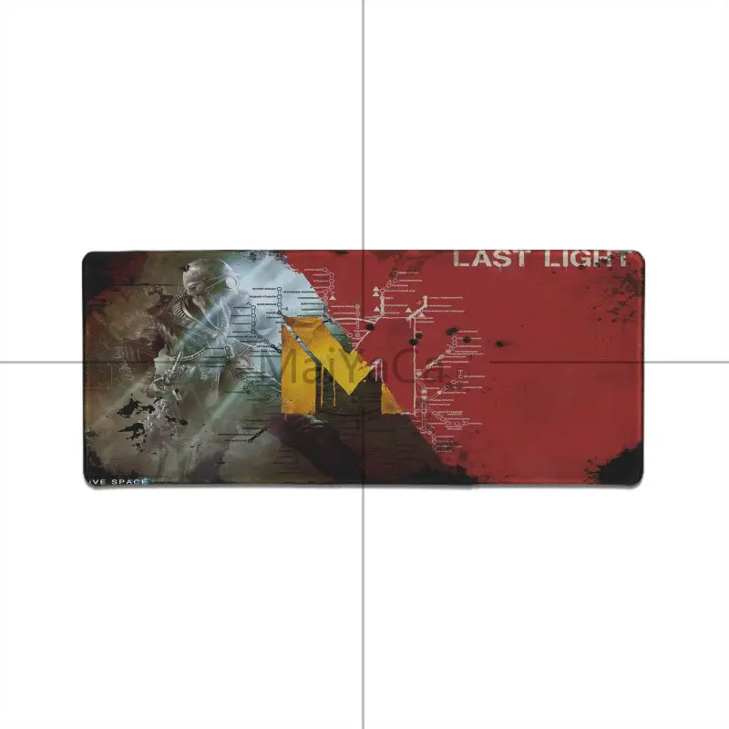 Lock Edge 30x80cm Maiyaca, винтажный крутой коврик metro 2033, резиновый коврик для мыши, игровой коврик для ноутбука, компьютера, игровой коврик, большой коврик для мыши, геймерский коврик для мыши - Цвет: Lock Edge 30x80cm