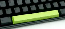 Для LEOPOLD Realforce HHKB cap acitive Keyboard ESC Enter пробел PBT Key cap s синий зеленый красный цвет - Цвет: green space