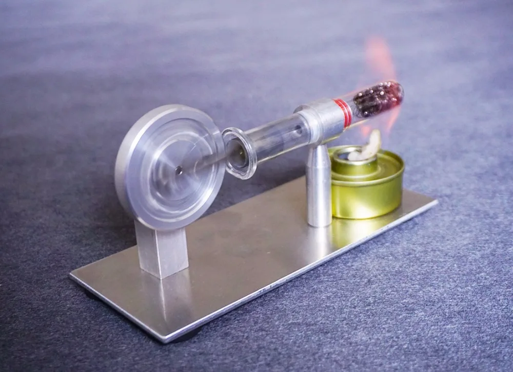 

mini Stirling engine model Small engine can start children's steam engine with Alcohol lamp (no Alcohol) Physics teaching