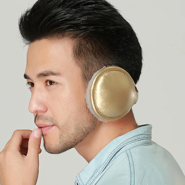 Ear muffs Earmuffs Man Apparel Accessories Unisex PU leather Earmuff