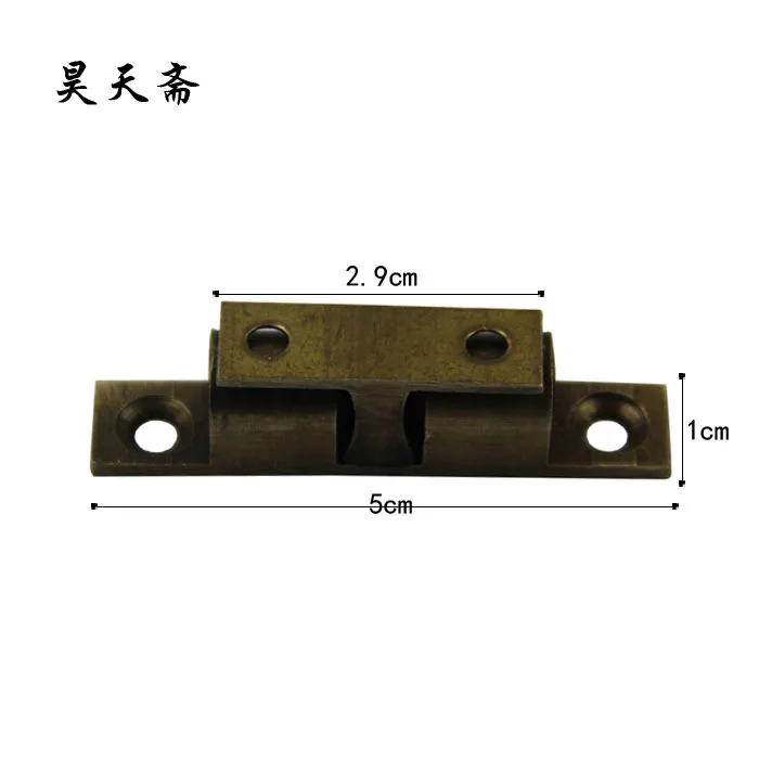 [Haotian vegetarian] antique copper bump cards / antique furniture copper fittings long 5cm / beads touch HTL-040