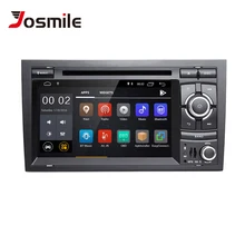 Josmile 2 Din Android 8,1 Автомобильный мультимедийный плеер для Audi A4 B6 B7 SEAT EXEO S4 B7 B6 RS4 8E 8 H Авторадио DVD AudioGPS навигации
