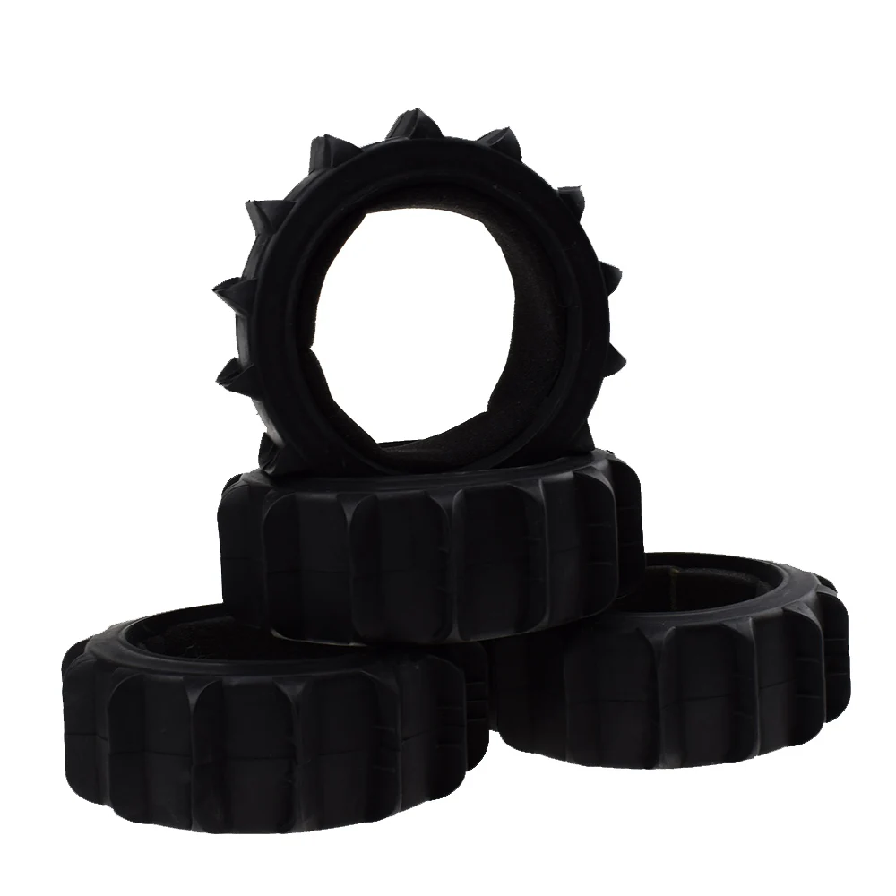 

4pcs RC Rubber Tires Tyre for 1/8 Scale RC Off Road Buggy Traxxas TRX4 HSP