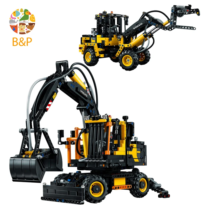 

lepin 20023 1166PCS Technic Ultimate Series EW160E Excavator 2-In-1 Building Block Set Bricks Kits Toys 1166Pcs Compatible 42053