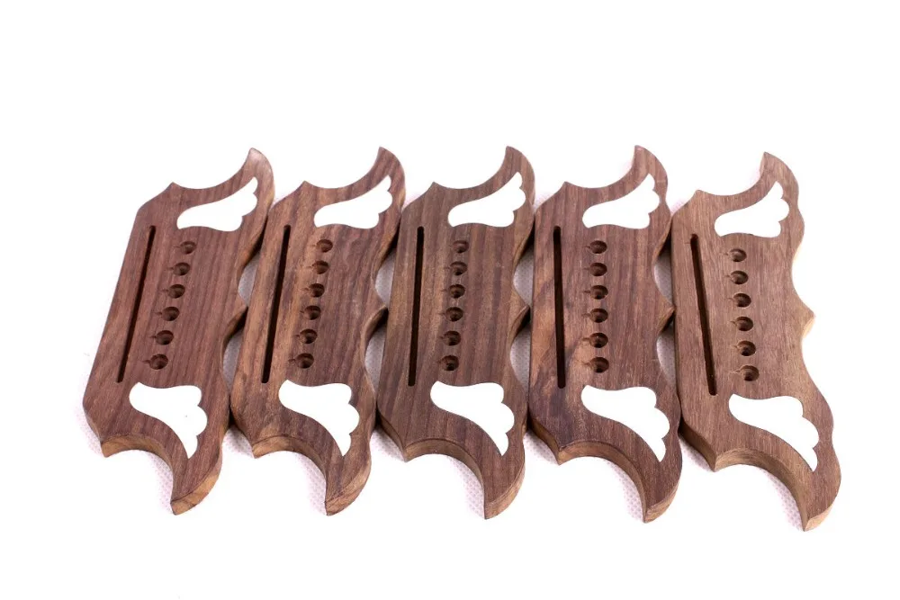 

5pcs 6String Rose wood Guitar Bridge For Acoustic Guitar parts