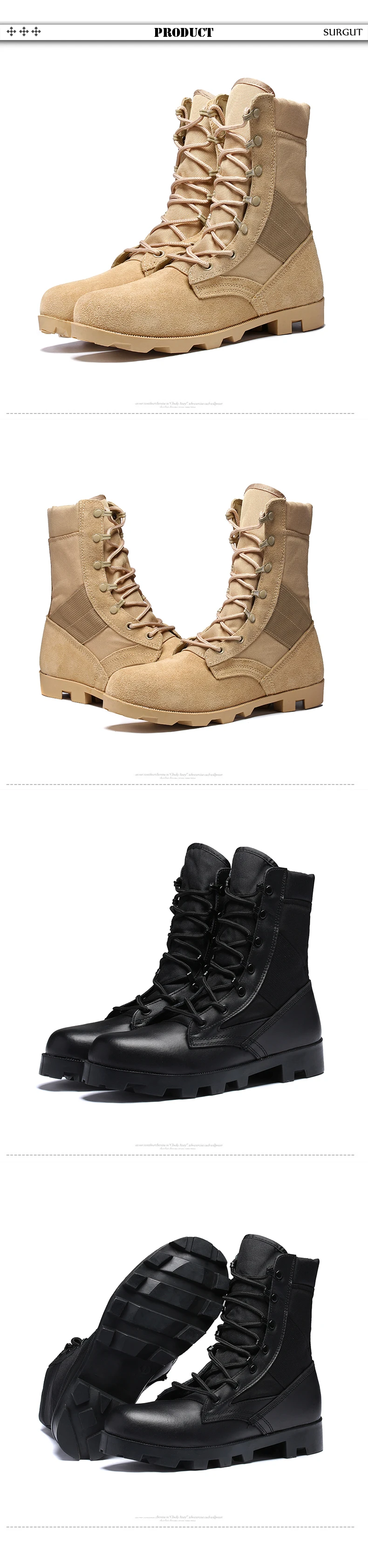 SURGUT/Брендовые мужские ботинки из натуральной кожи; Botas; дышащая модная обувь; мужские ботинки; осенне-зимняя обувь размера плюс 39-45