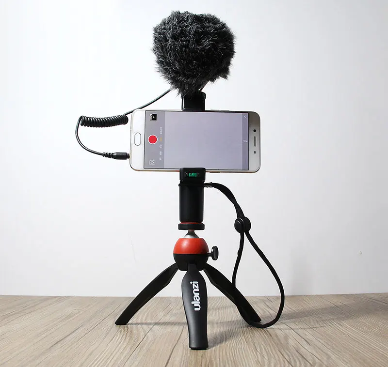 Ulanzi f-крепление ручка для телефона с ремешком на запястье, адаптер для крепления Smartpho и Холодный башмак для Led видео светильник и микрофон