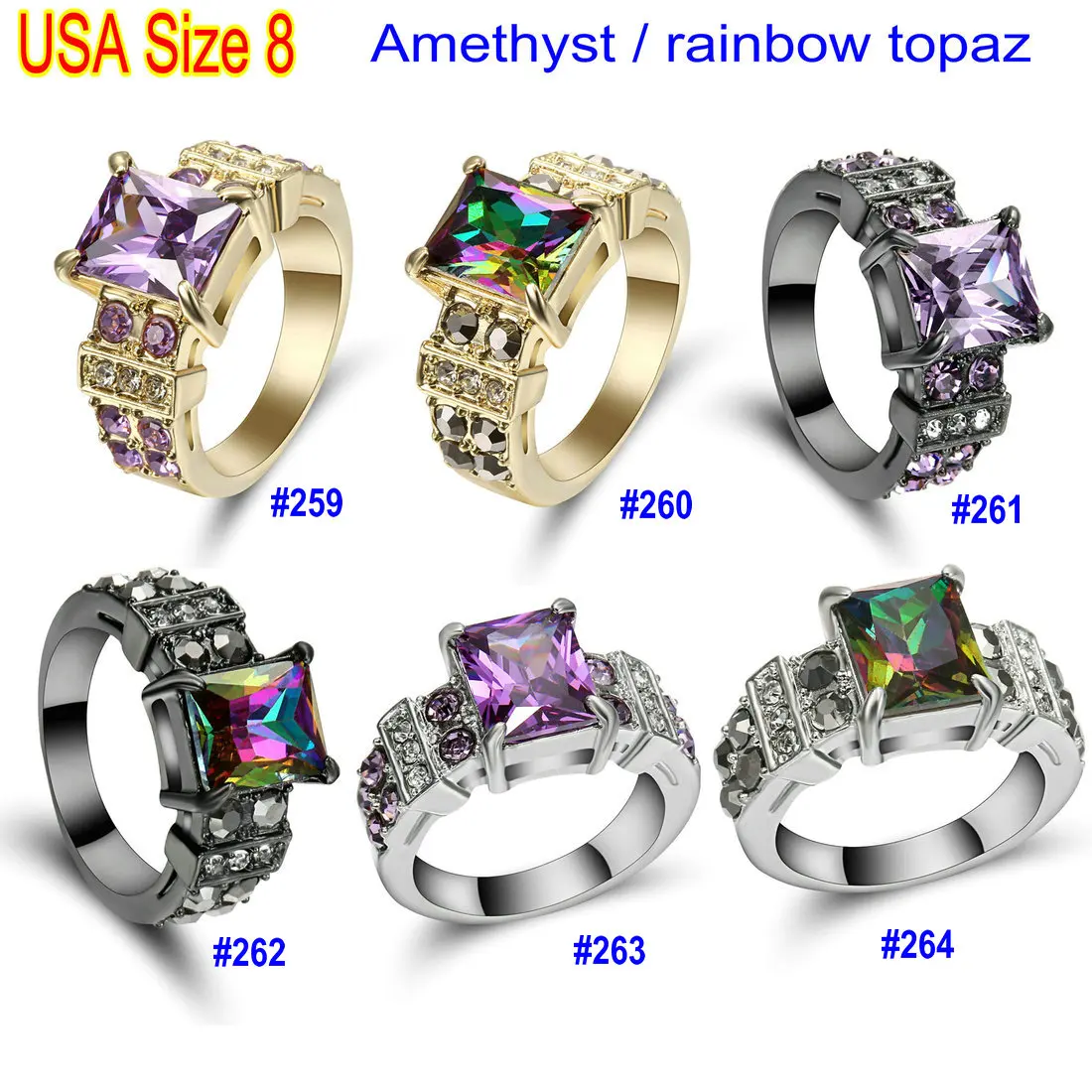 Кольцо женское серебристое/золотистое с фианитом AAA|wedding band ring|band ringrings for women |