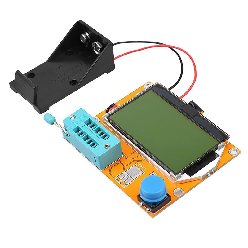 

Mega328 M328 LCR-T4 12846 LCD Digital Transistor Tester Meter Backlight Diode Triode Capacitance ESR Meter MOS/PNP/NPN L/C/R