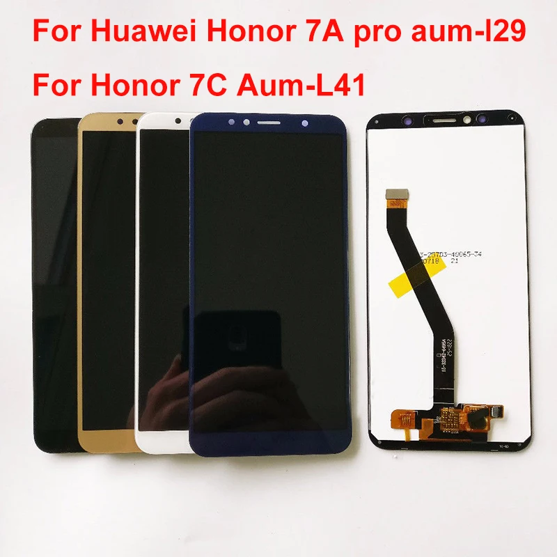 Оригинальный ЖК дисплей для Huawei Honor 7C Aum L41 кодирующий преобразователь сенсорного
