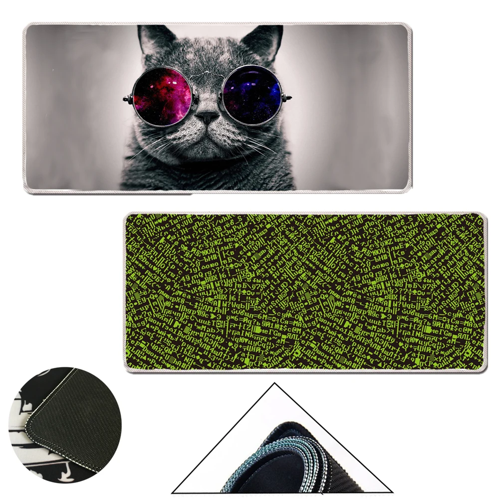 Viviration, игровой коврик для мыши с блокировкой края, стол, скорость, Kyeboard, лазерная мышь, коврик для мыши, 90x40 см, большие коврики для мыши, коврики для Overwatch