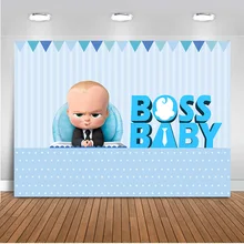 Baby Shower Photography Backdrops Photophone Party Banner Royal Prince Background for Photo Studio Golden Crown