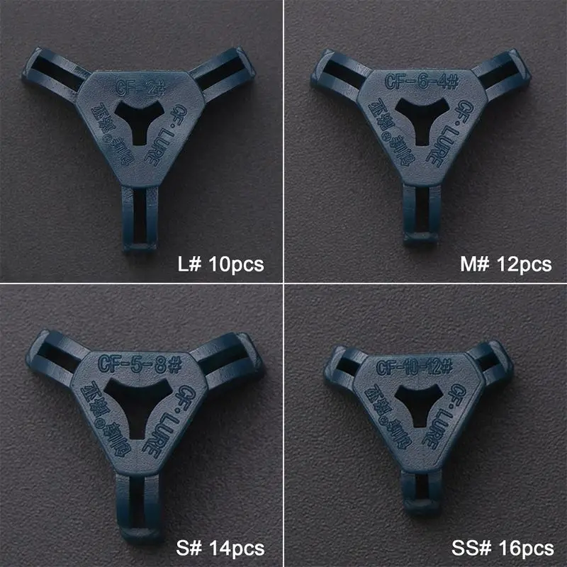 

10/12/14/16 Pcs/pack Fishing Hooks Hook Treble Protector Covers for Fishing Holders Fishing Bait Hook Special Protective Sleeves