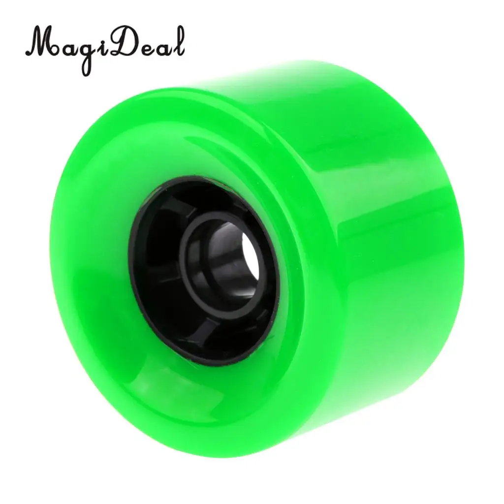 MagiDeal Solid Cruiser Longboard Bodyboard PU Wheels Colorful for Mini Cruiser Children Kids Skate Board Accessory