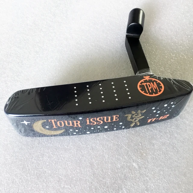 New Golf clubs heads Tour issue TPM TI 12 black Golf putter head Gold